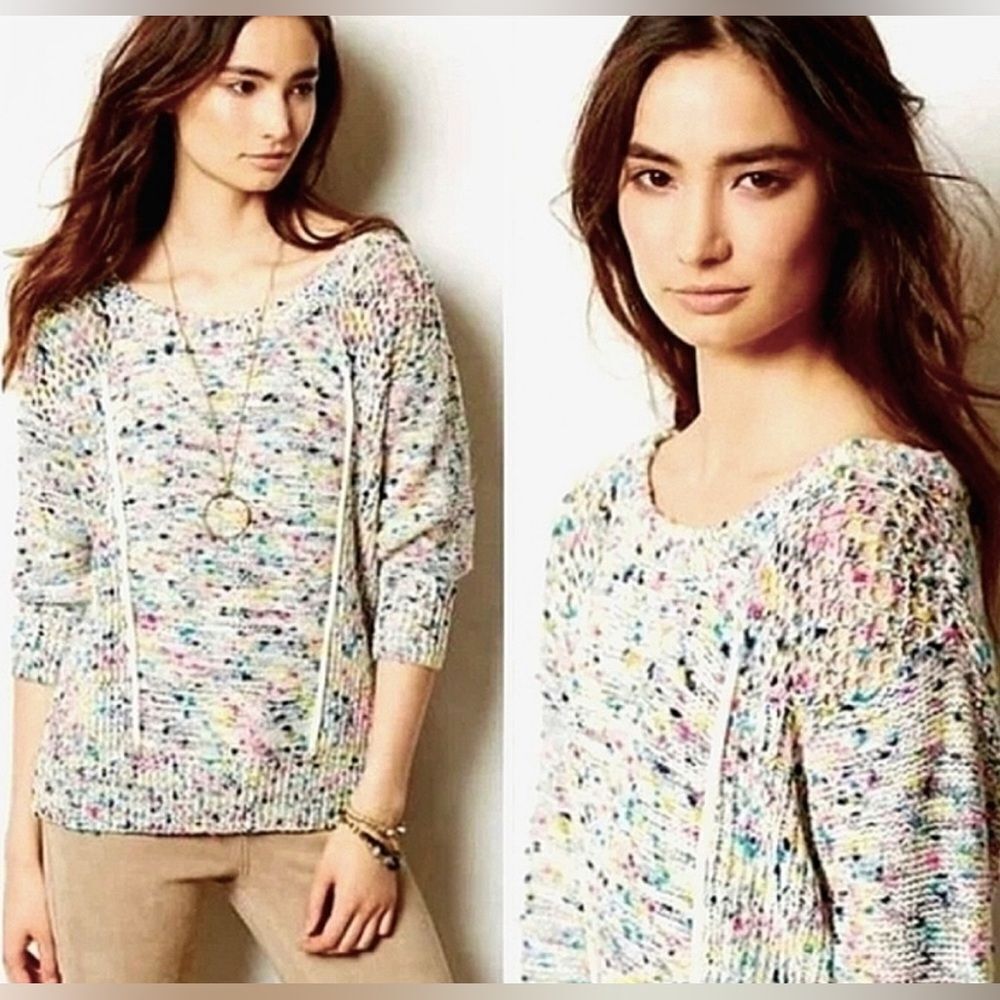 Anthropologie Plenty by Tracy Reese Confetti Sweater S
